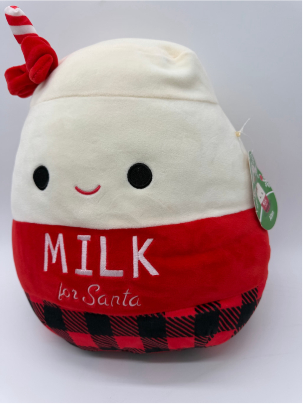 Alten Squishmallows 12” Milk for Santa